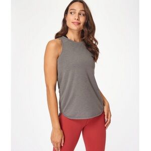 Like New! Sweaty Betty Pacesetter Tank Medium Charcoal Marl Grey Running Workout